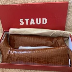 STAUD WALLY SADDLE CROC EMBOSSED TALL BOOT